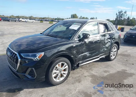 2025 Audi Q3 Premium 45 Tfsi S Line Quattro Tiptronic z USA, uszkodzony, nr VIN WA1DECF35S1006194